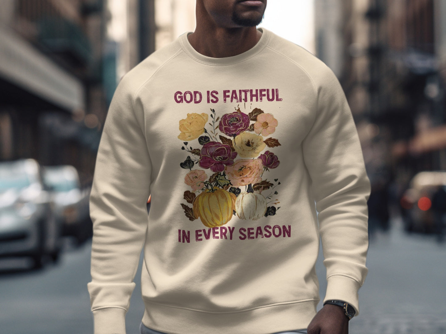 God Is Faithful In Every Season graphic top