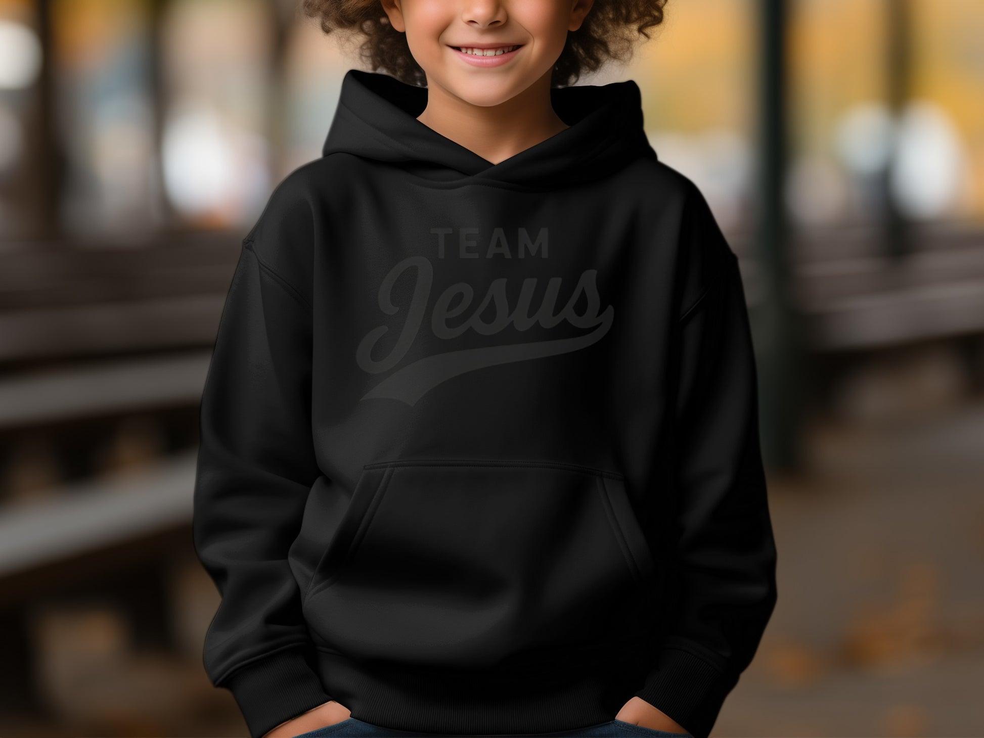 Team Jesus Hoodie for Youth Christian Apparel