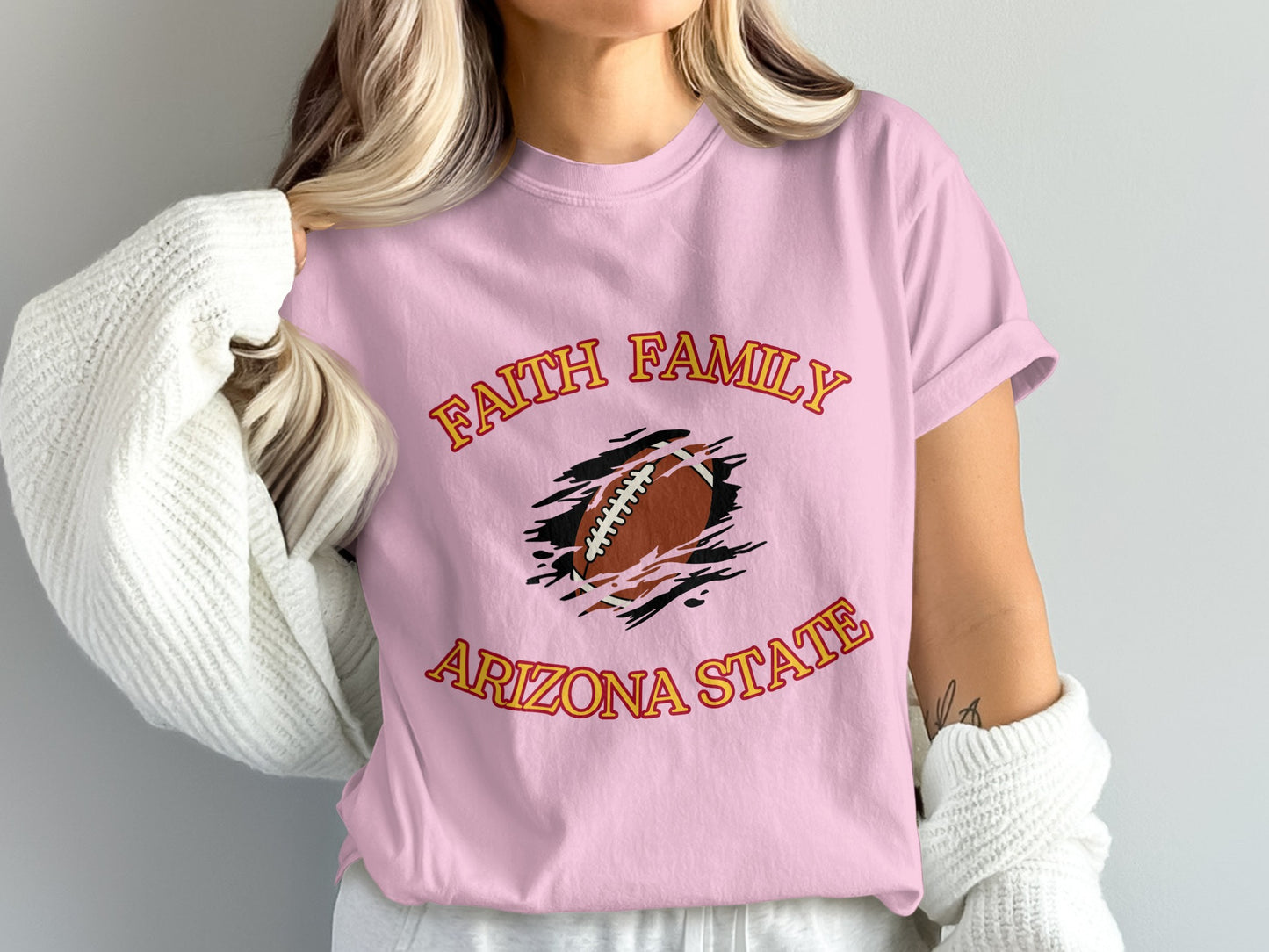 Faith Family Arizona State Football T-shirt