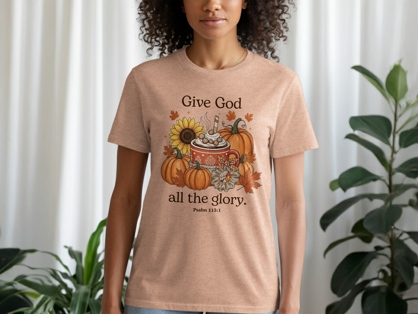 Christian Inspirational Harvest Give God All the Glory