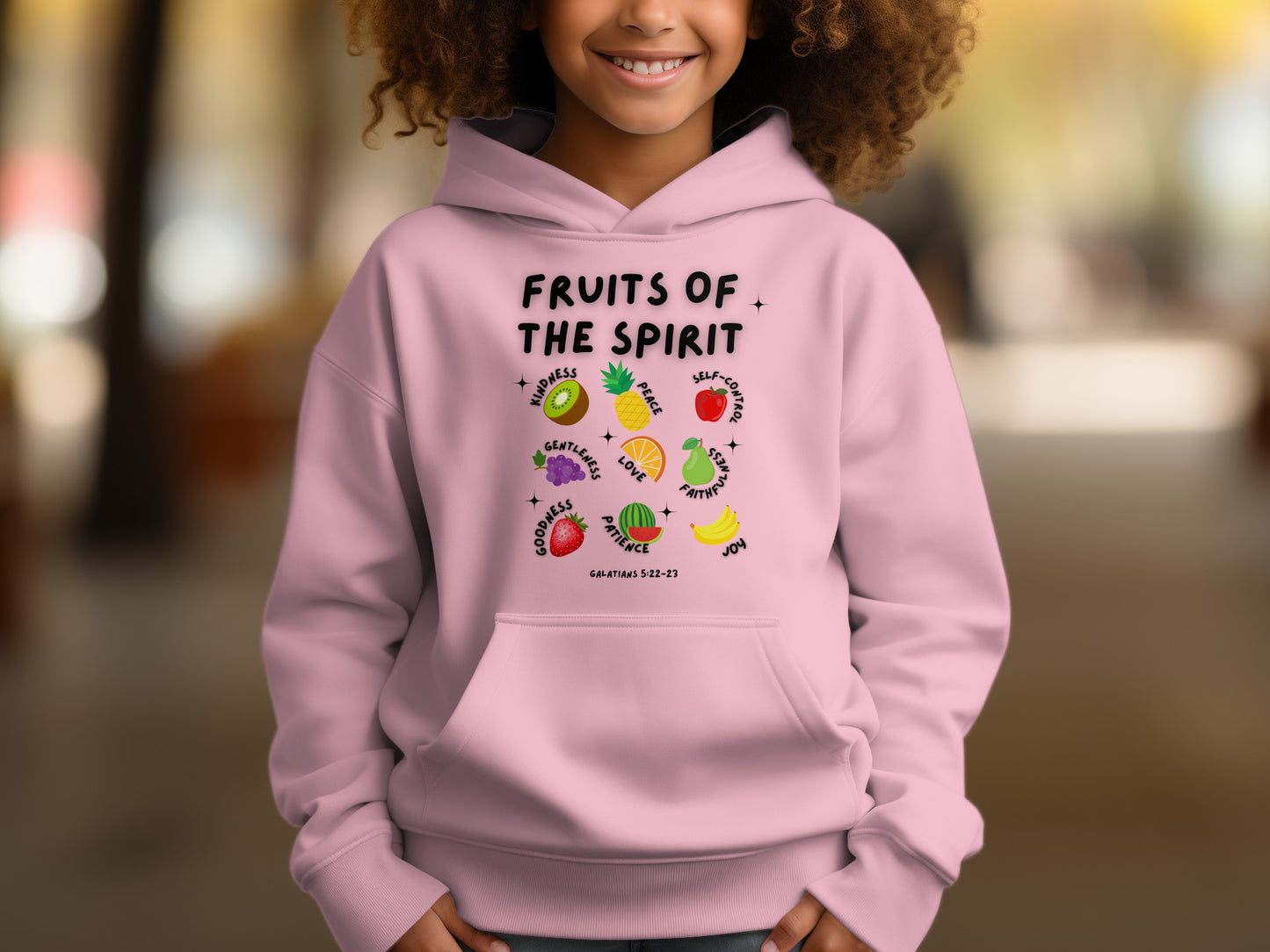 Fruits of the Spirit Graphic Hoodie for Kids