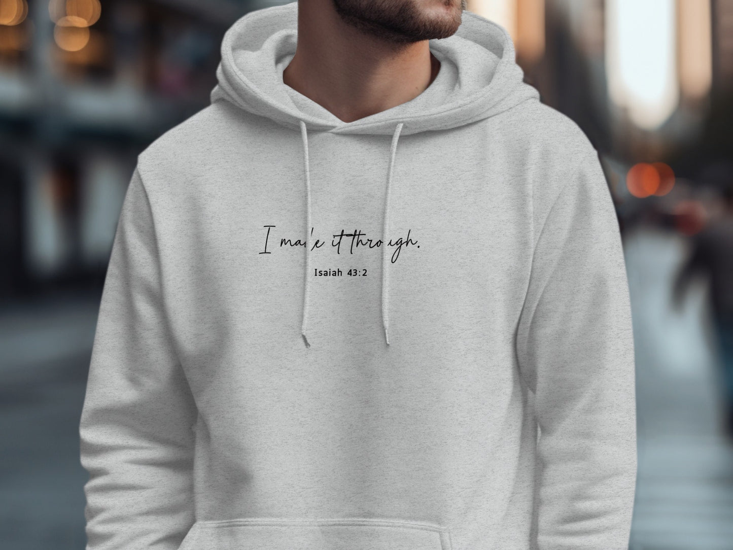 I Will Be With You Isaiah 43:2 Hoodie product type