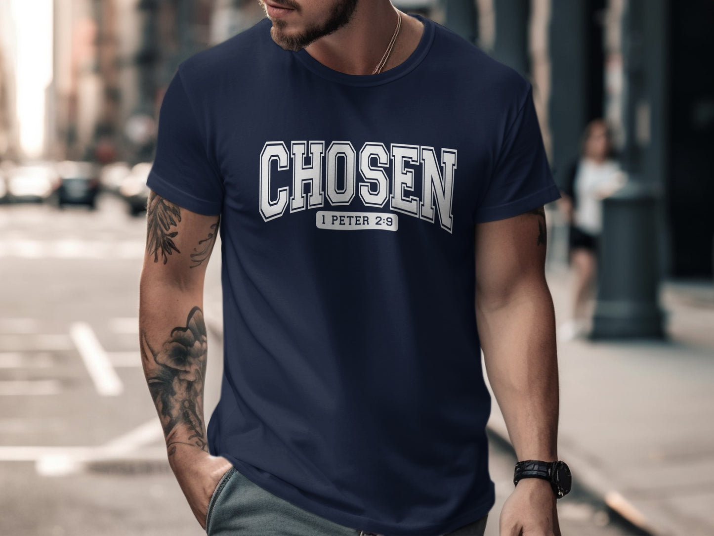 Chosen I Peter 2:9 Inspirational Graphic Shirt