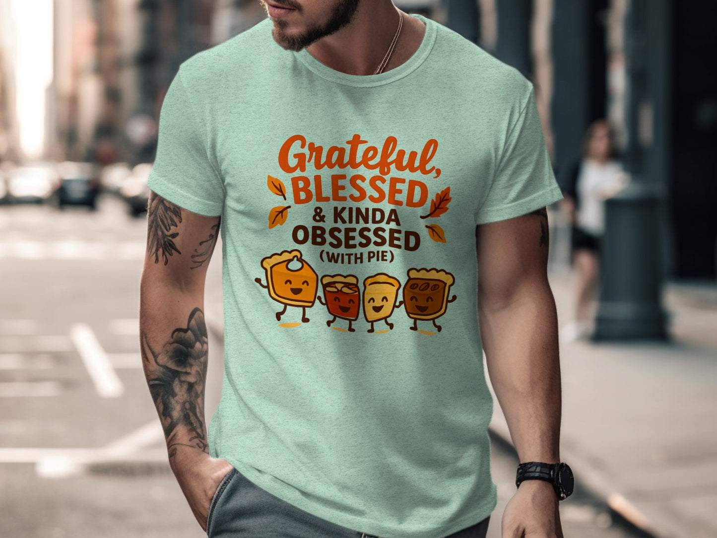 Grateful Blessed and Kinda Obsessed With Pie shirt