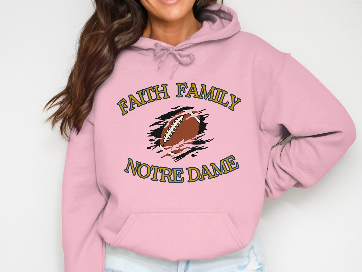 Faith Family Notre Dame Football Hoodie product type