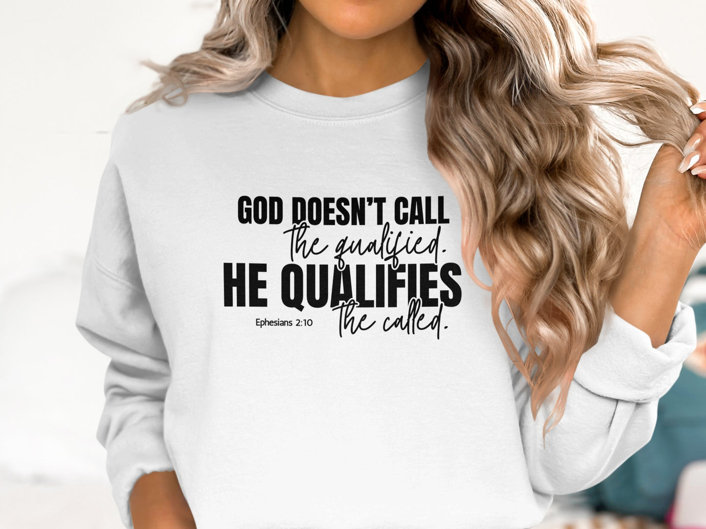 God Doesn't Call The Qualified He Qualifies product type