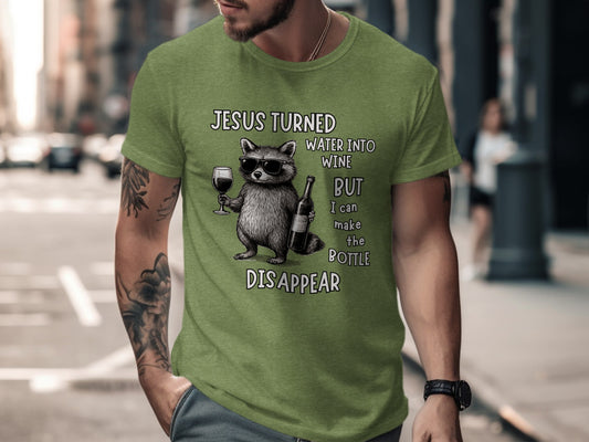 Jesus Turned Water Into Wine Disappear T-Shirt