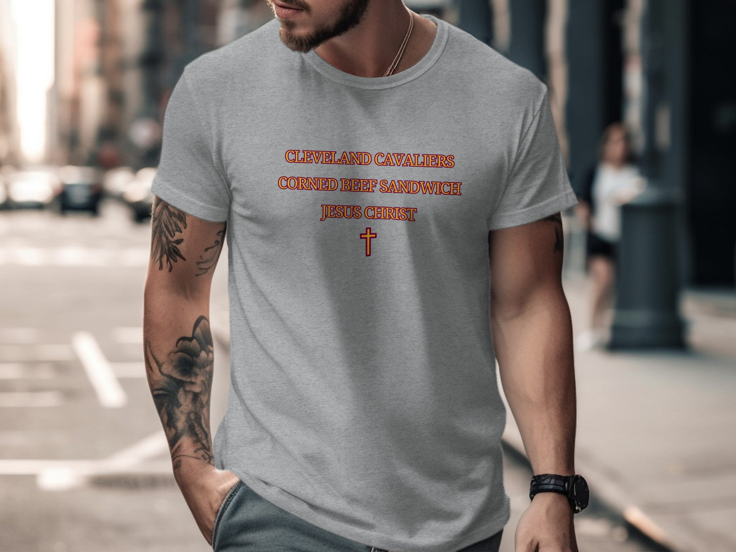 Cleveland Cavaliers Corned Beef Sandwich Jesus Christ Shirt