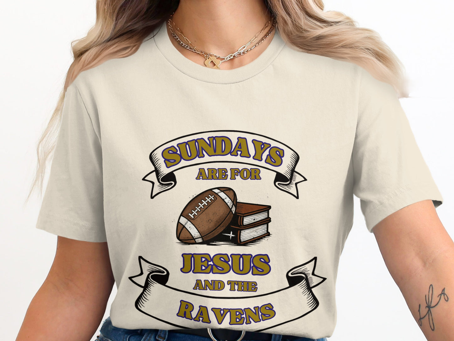Sundays Are For Jesus And The Ravens Shirt product type
