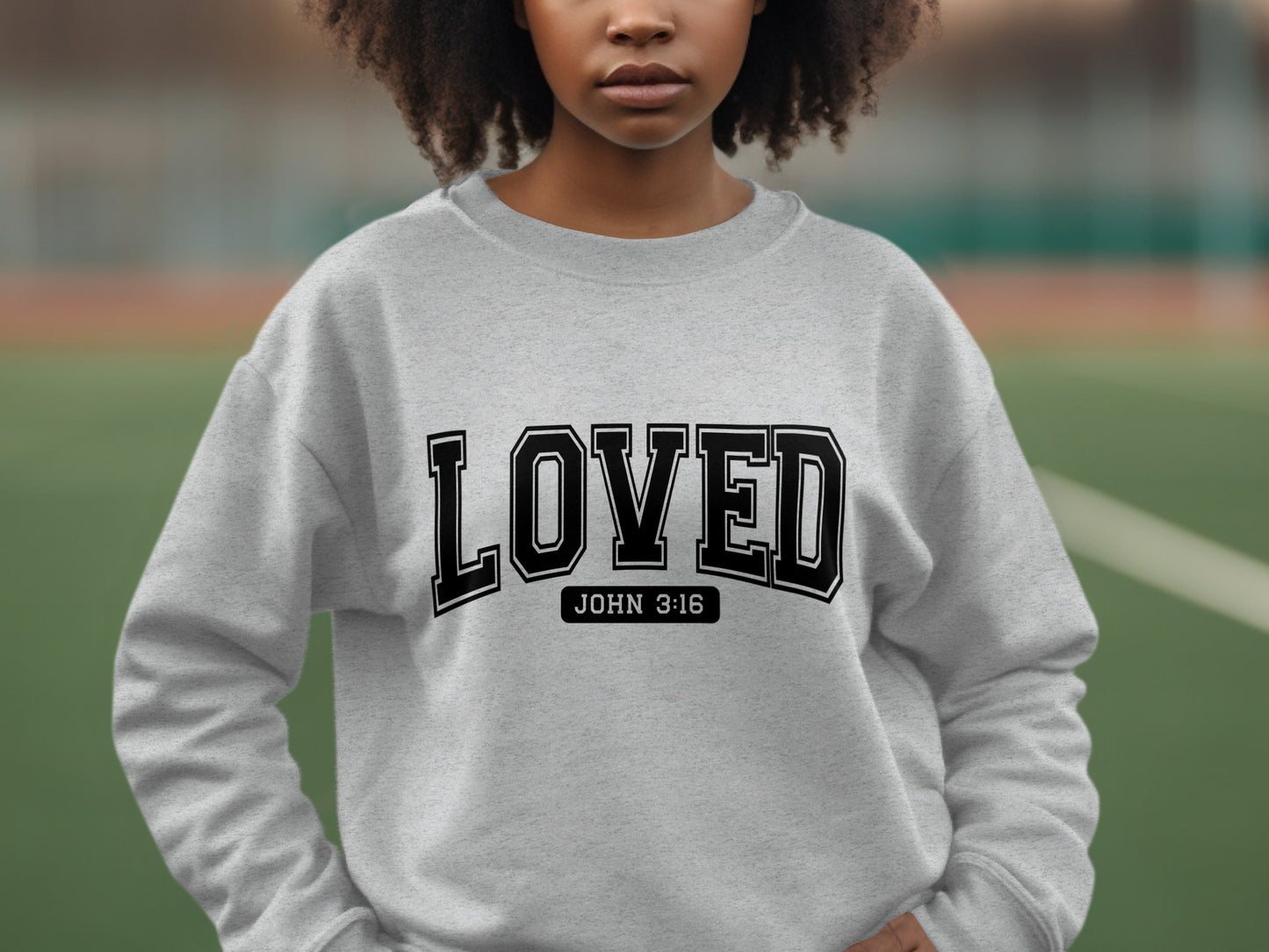 LOVED John 3:16 Graphic Sweatshirt