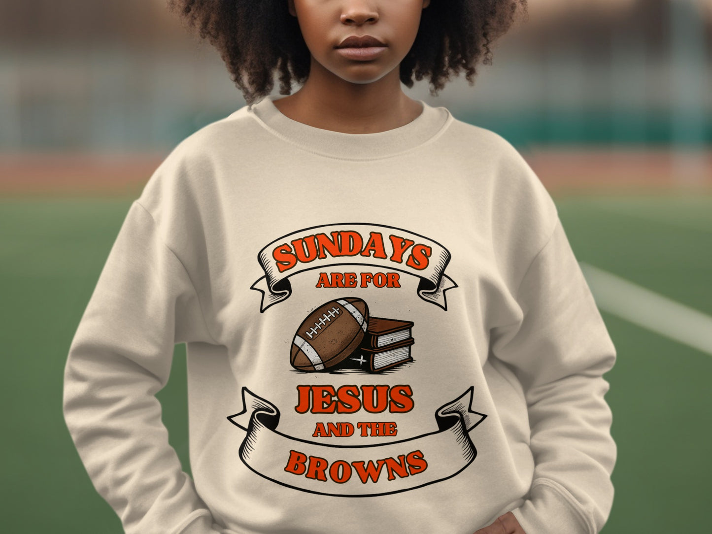 Sundays Are For Jesus And The Browns Sweatshirt product