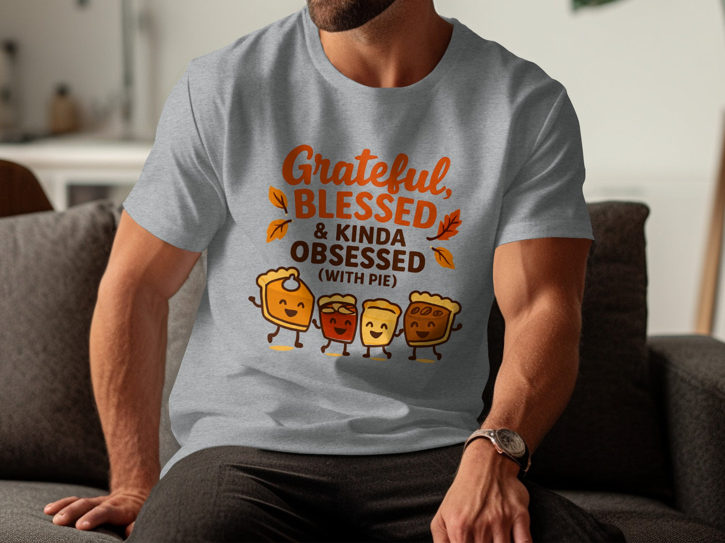 Grateful Blessed and Kinda Obsessed with Pie shirt