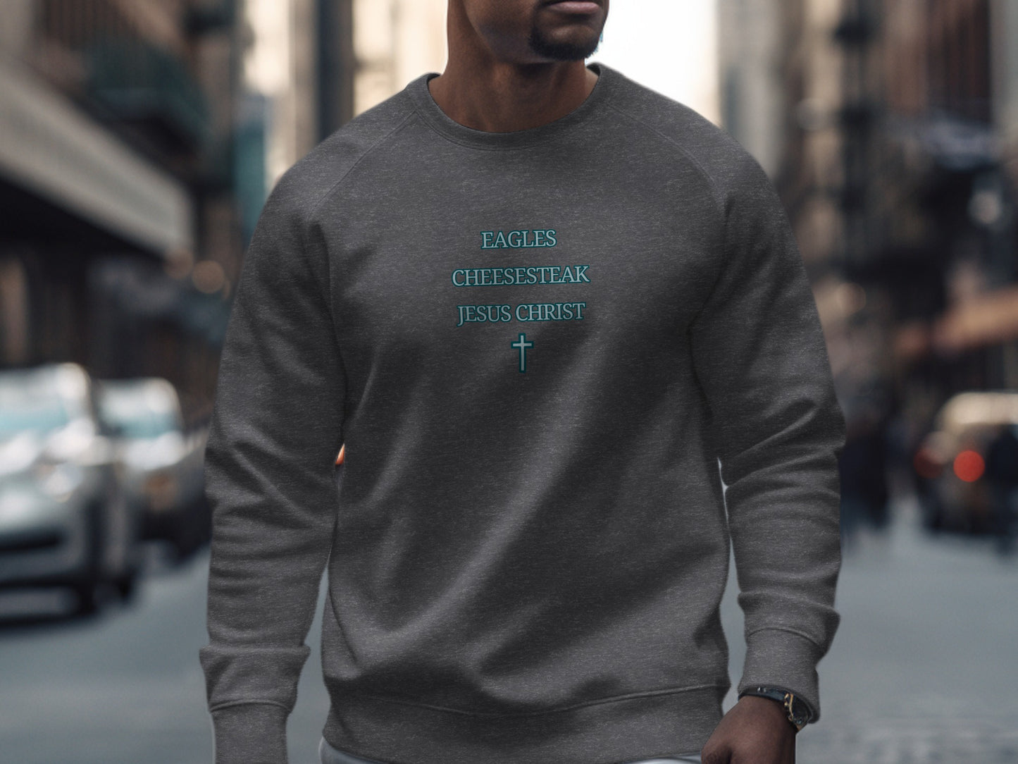Eagles Cheesesteak Jesus Christ Sweatshirt product type