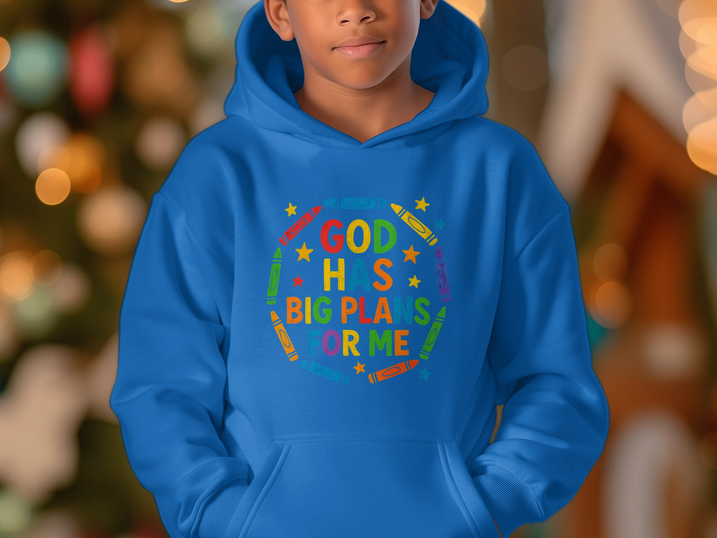 God Has Big Plans For Me Colorful Hoodie