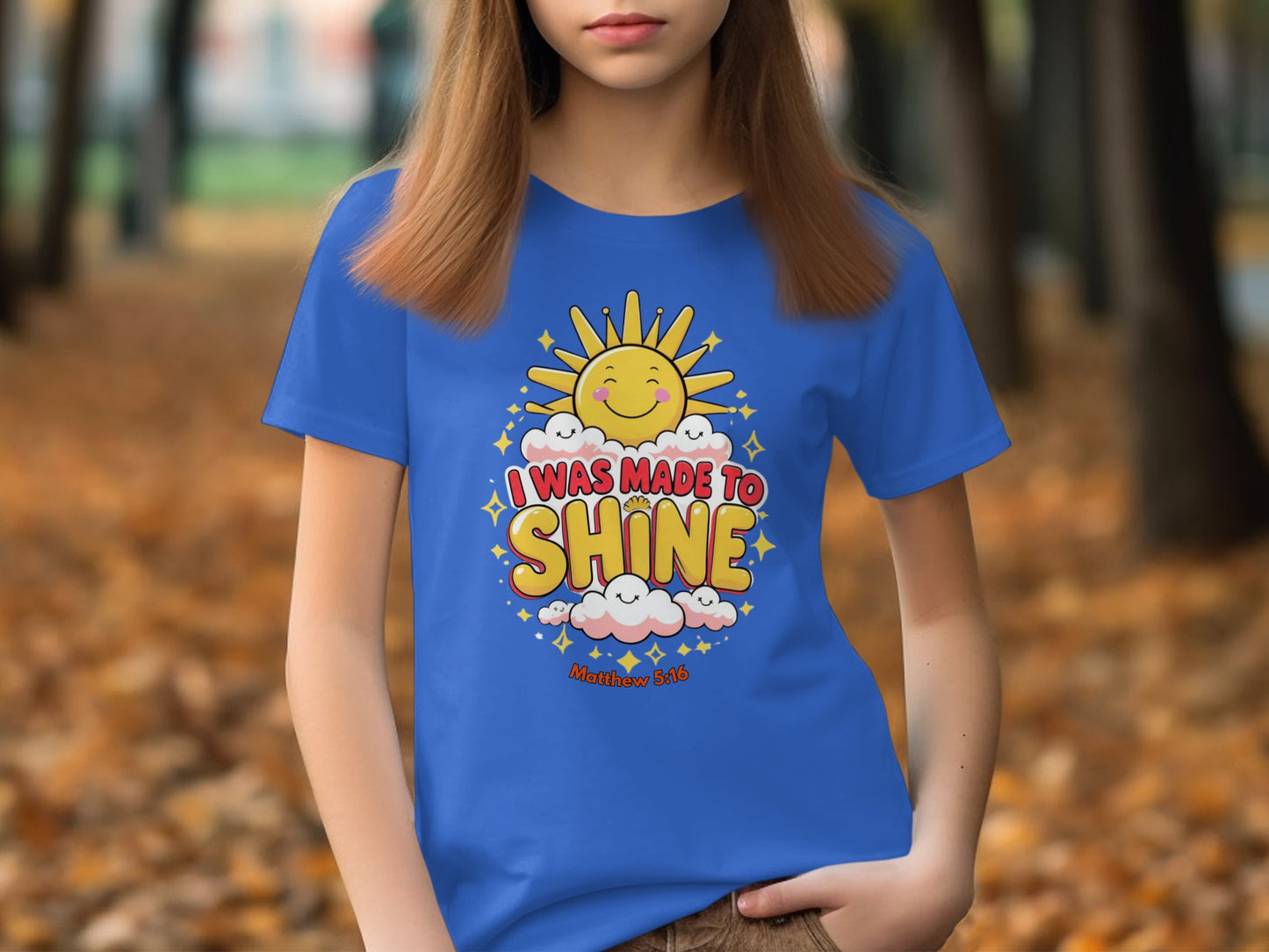 I Was Made to Shine Graphic Tee for Positive Vibes