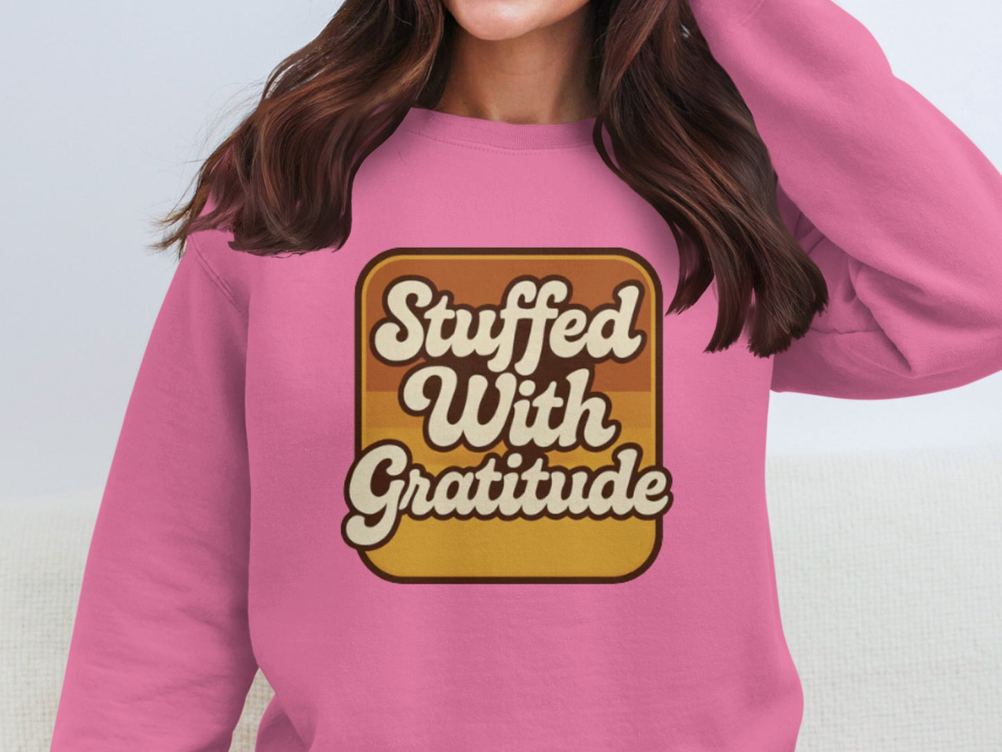 Stuffed With Gratitude Graphic Sweatshirt
