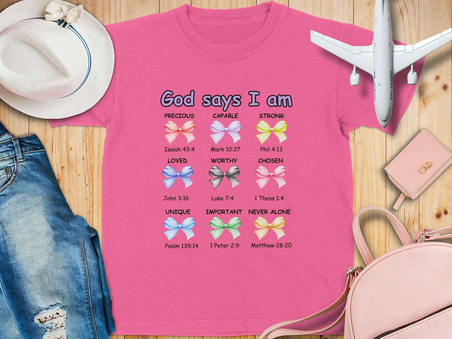 Inspirational Christian Quotes Graphic T-Shirt