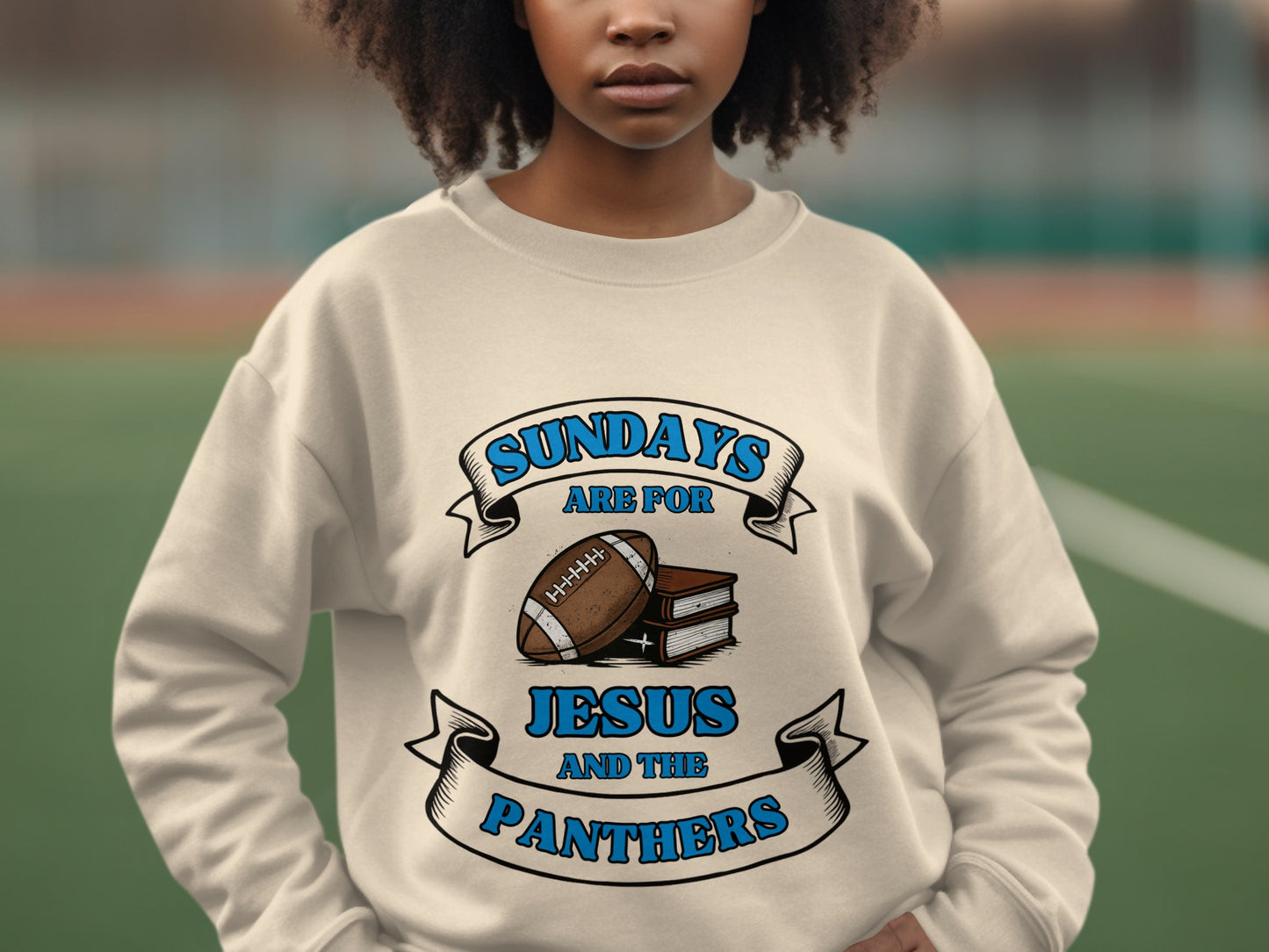 Sundays Are For Jesus And The Panthers Sweatshirt Product