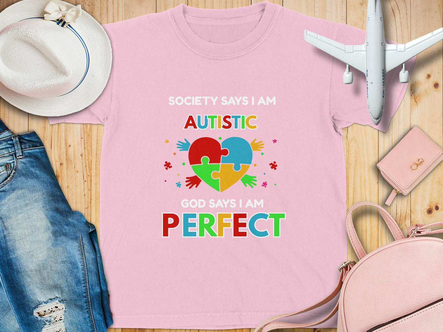 Society Says I Am Autistic God Says I Am Perfect shirt