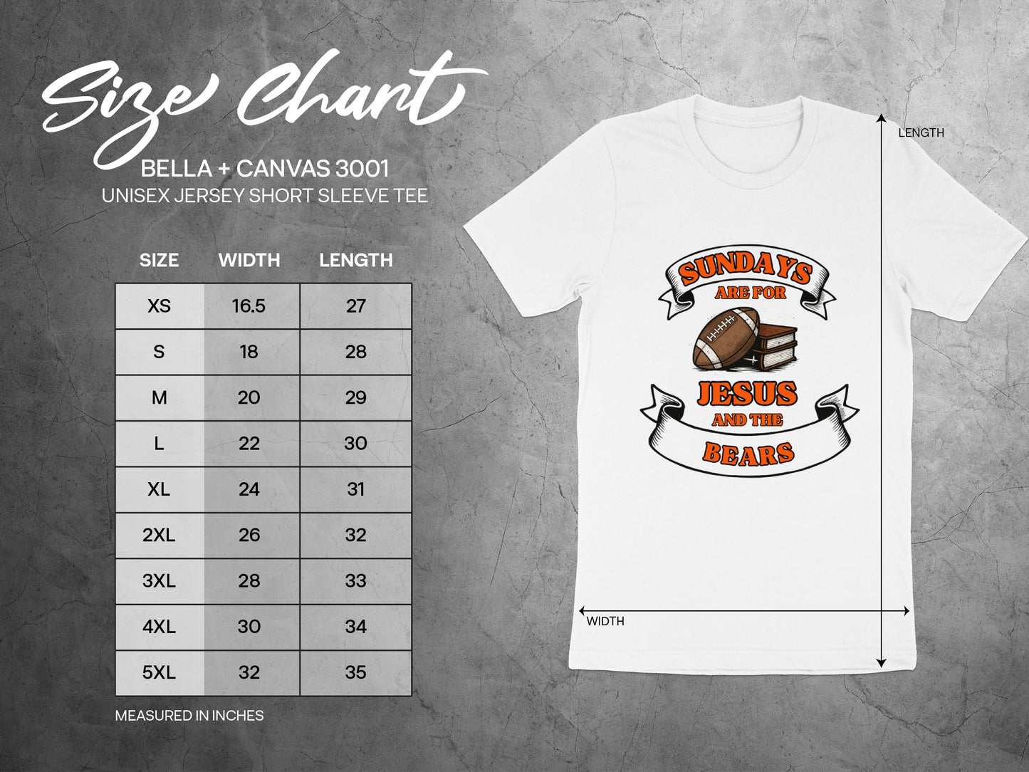 Sundays Are For Jesus And The Bears Tee product