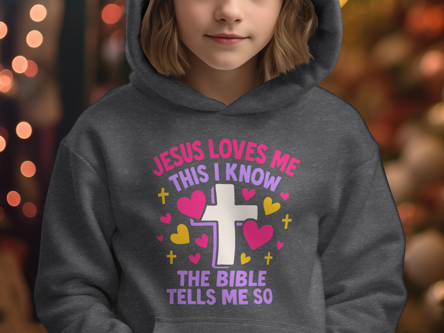 Jesus Loves Me This I Know Hoodie for Kids