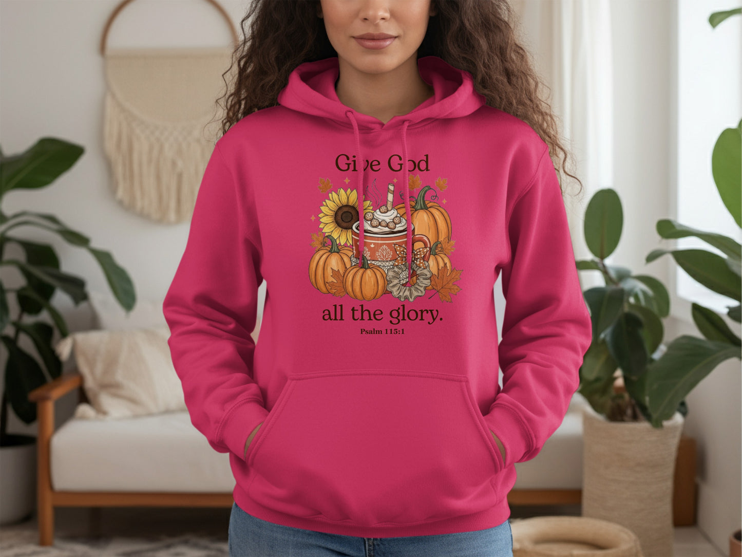 Give God All the Glory Psalms 115:1 Hoodie