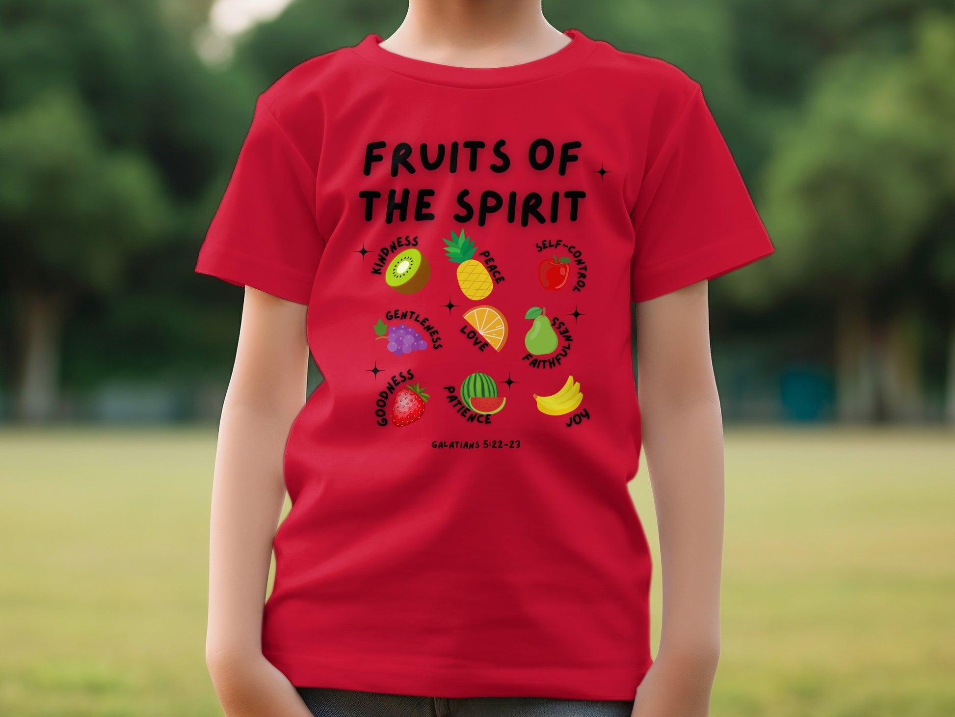 Fruits of the Spirit Graphic Design Shirt