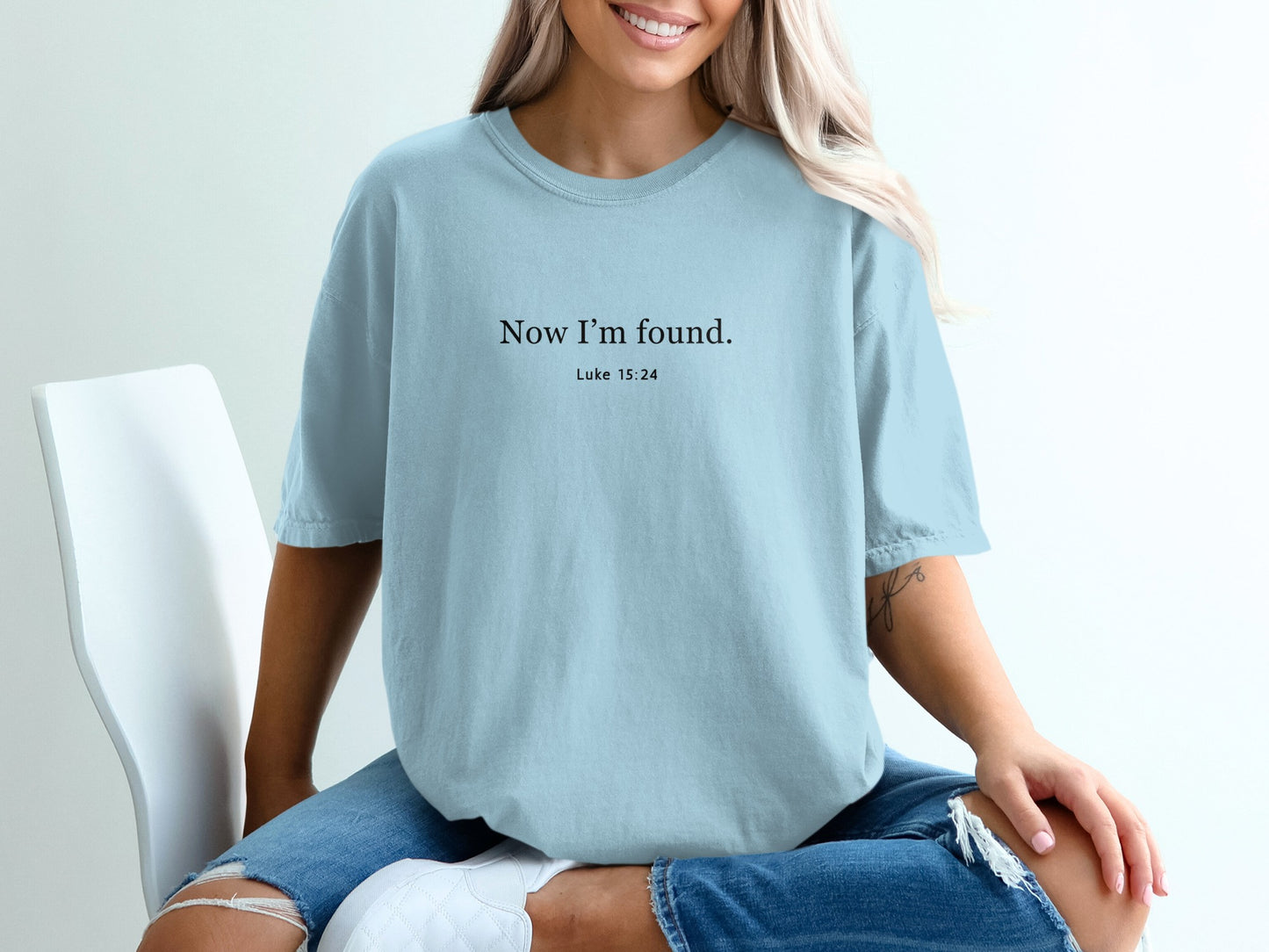 Now I'm Found Graphic Bible Verse T-Shirt product