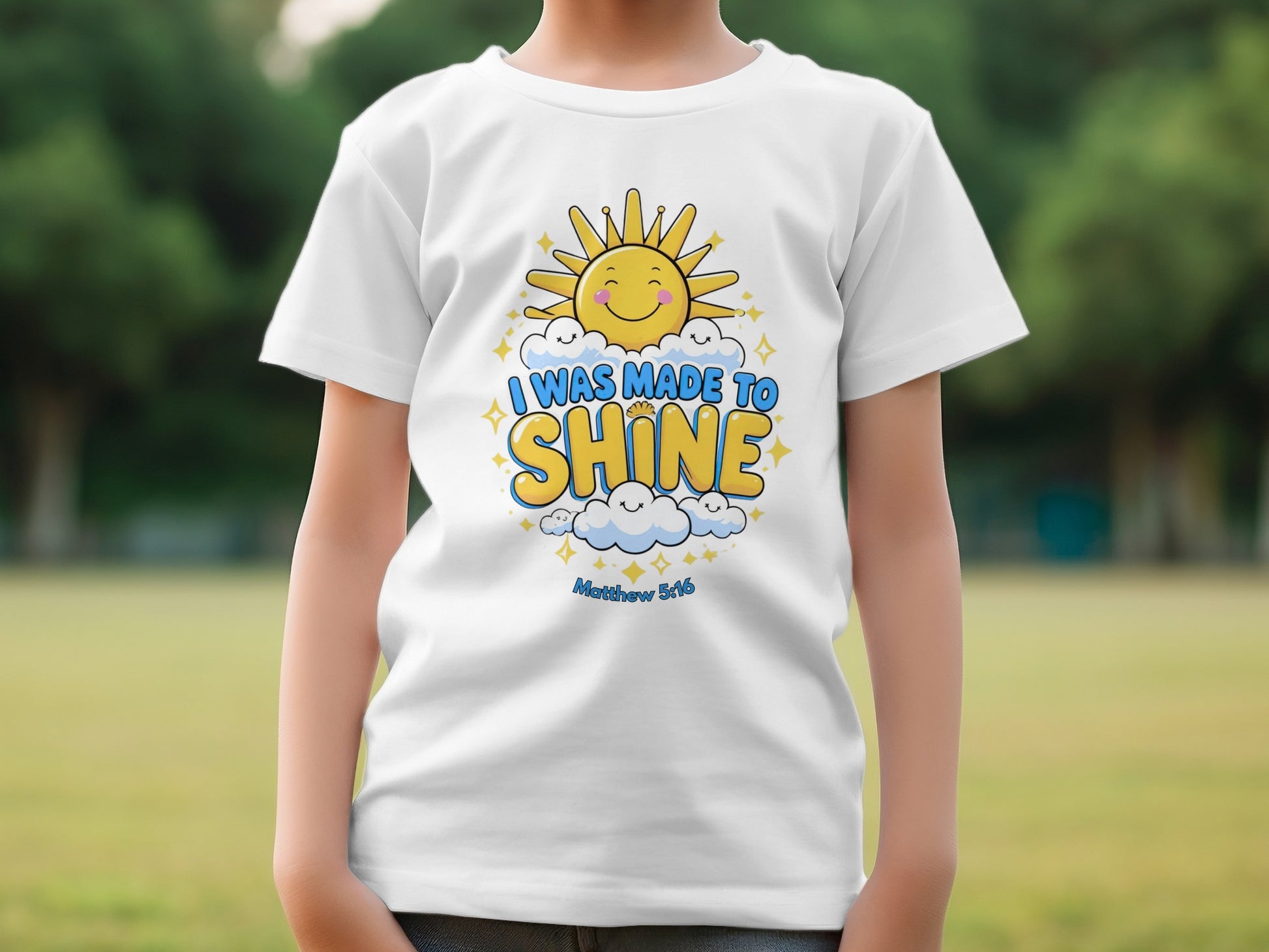 I Was Made to Shine Matthew 5:16 Inspirational Shirt