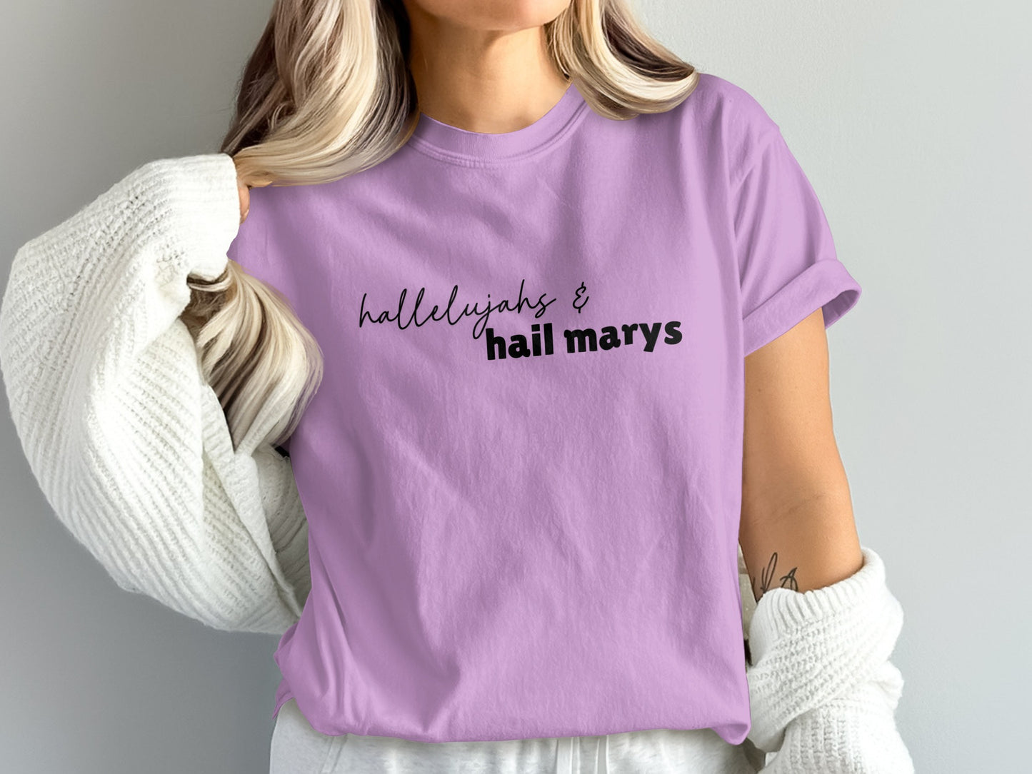 Hallelujahs and Hail Marys Graphic T-Shirt product type