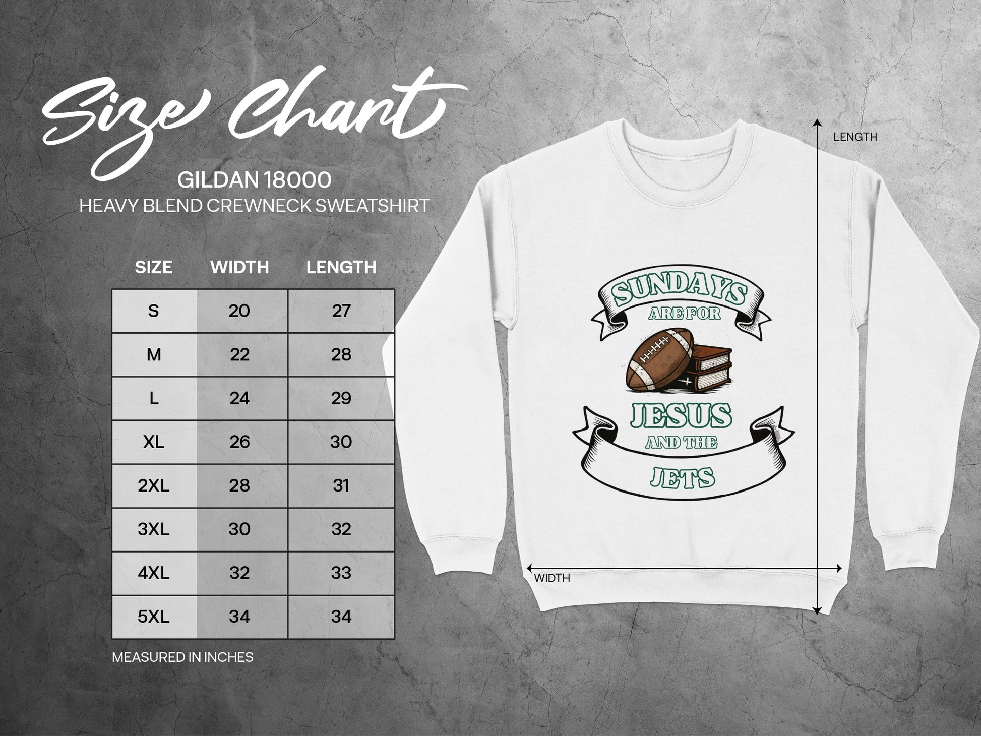 Sundays Are For Jesus And The Jets Sweatshirt product type