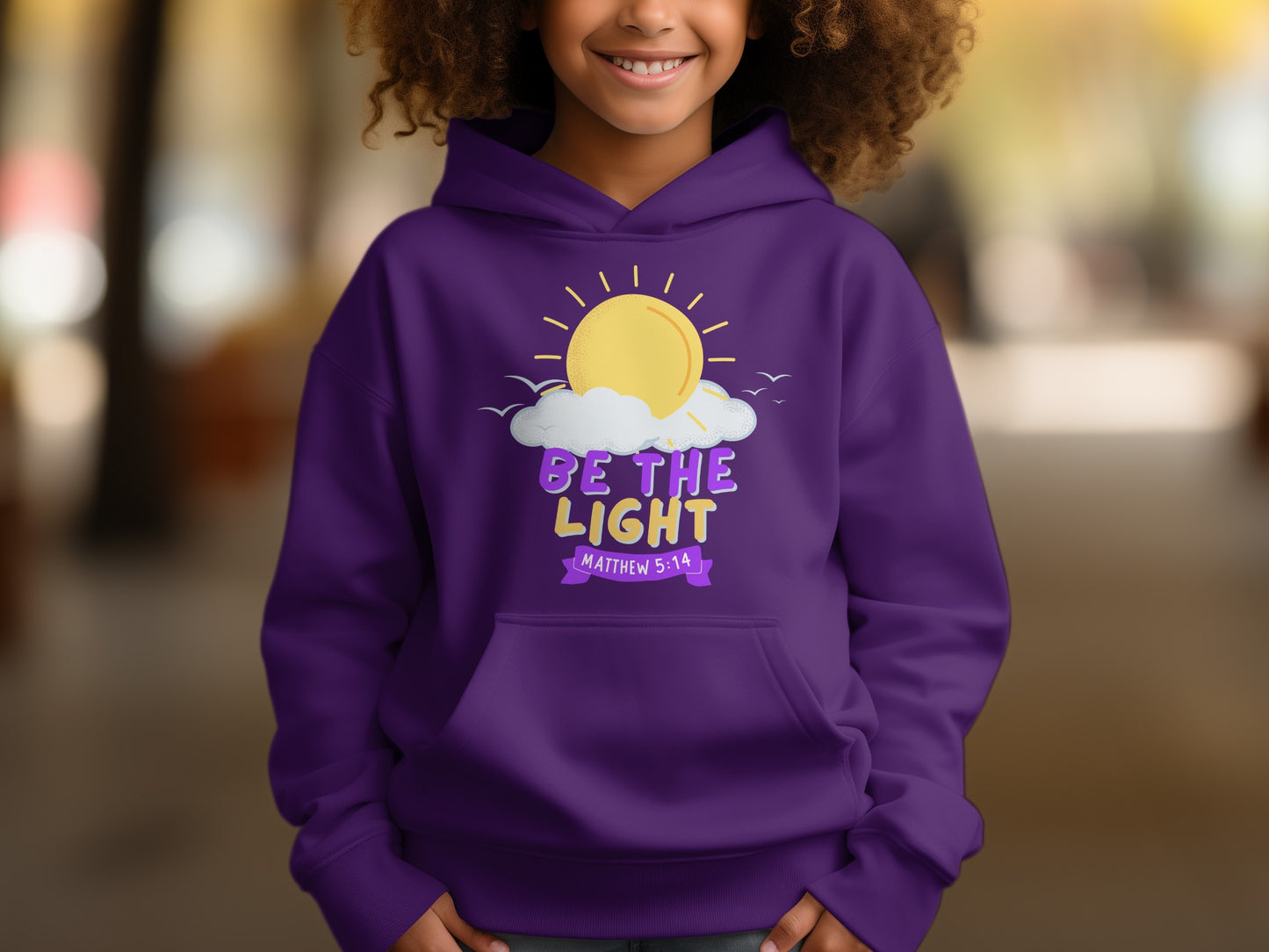 Be The Light Matthew 5:14 Inspirational Hoodie Product