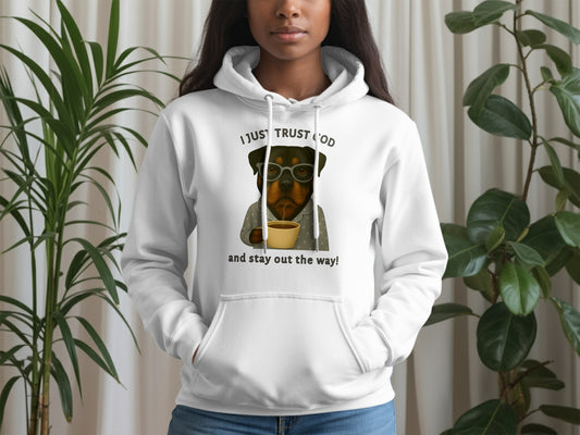 I Just Trust God and Stay Out of the Way Hoodie