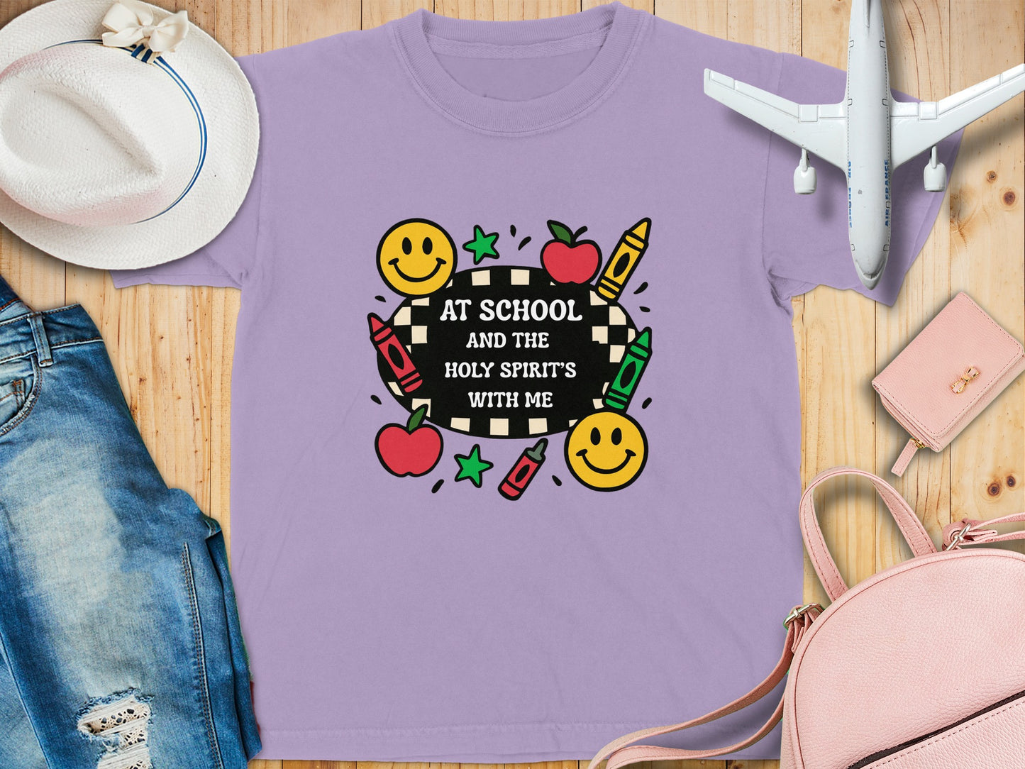 At School And The Holy Spirits With Me shirt