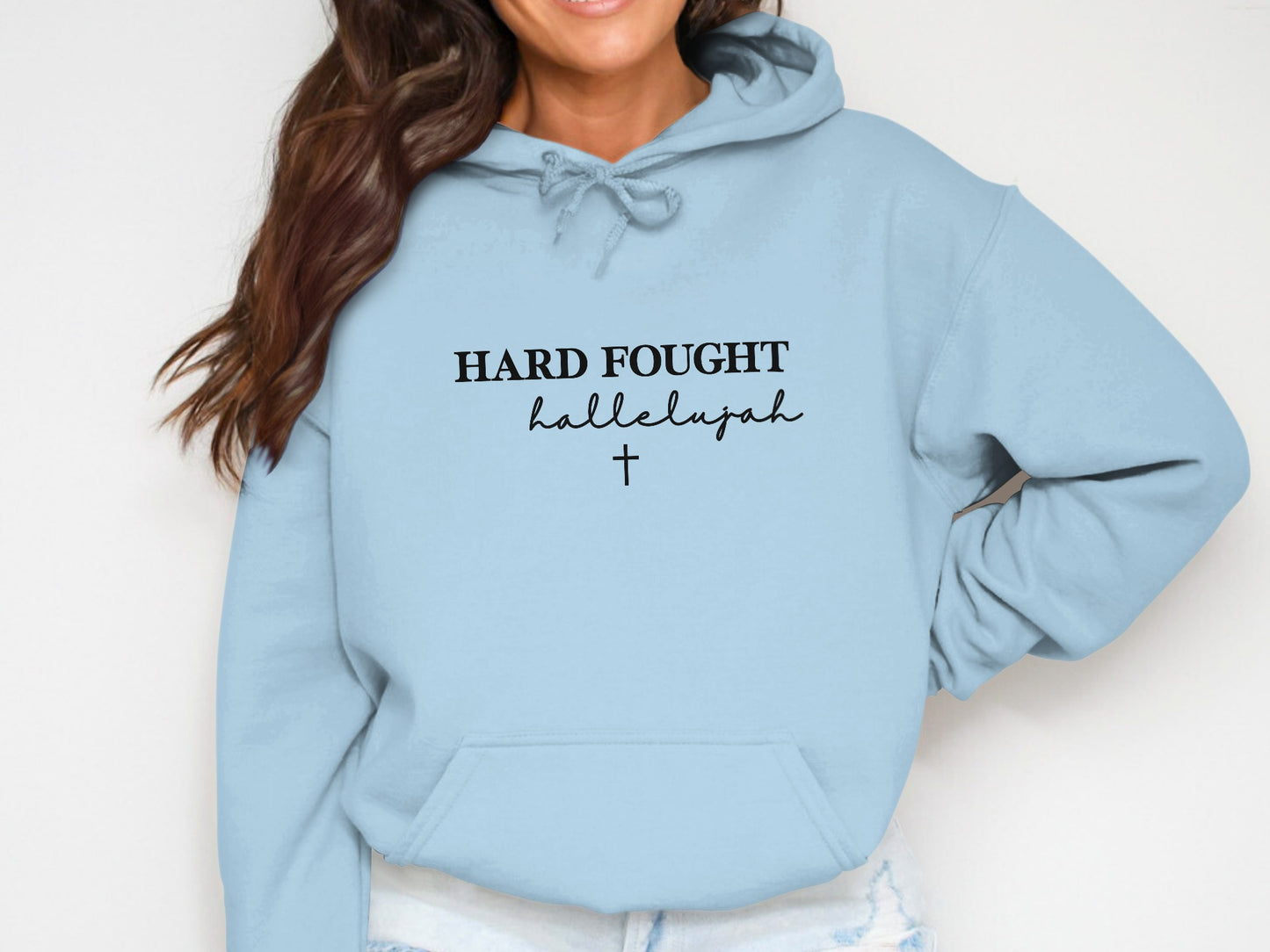 Hard Fought Hallelujah Printed Hoodie product