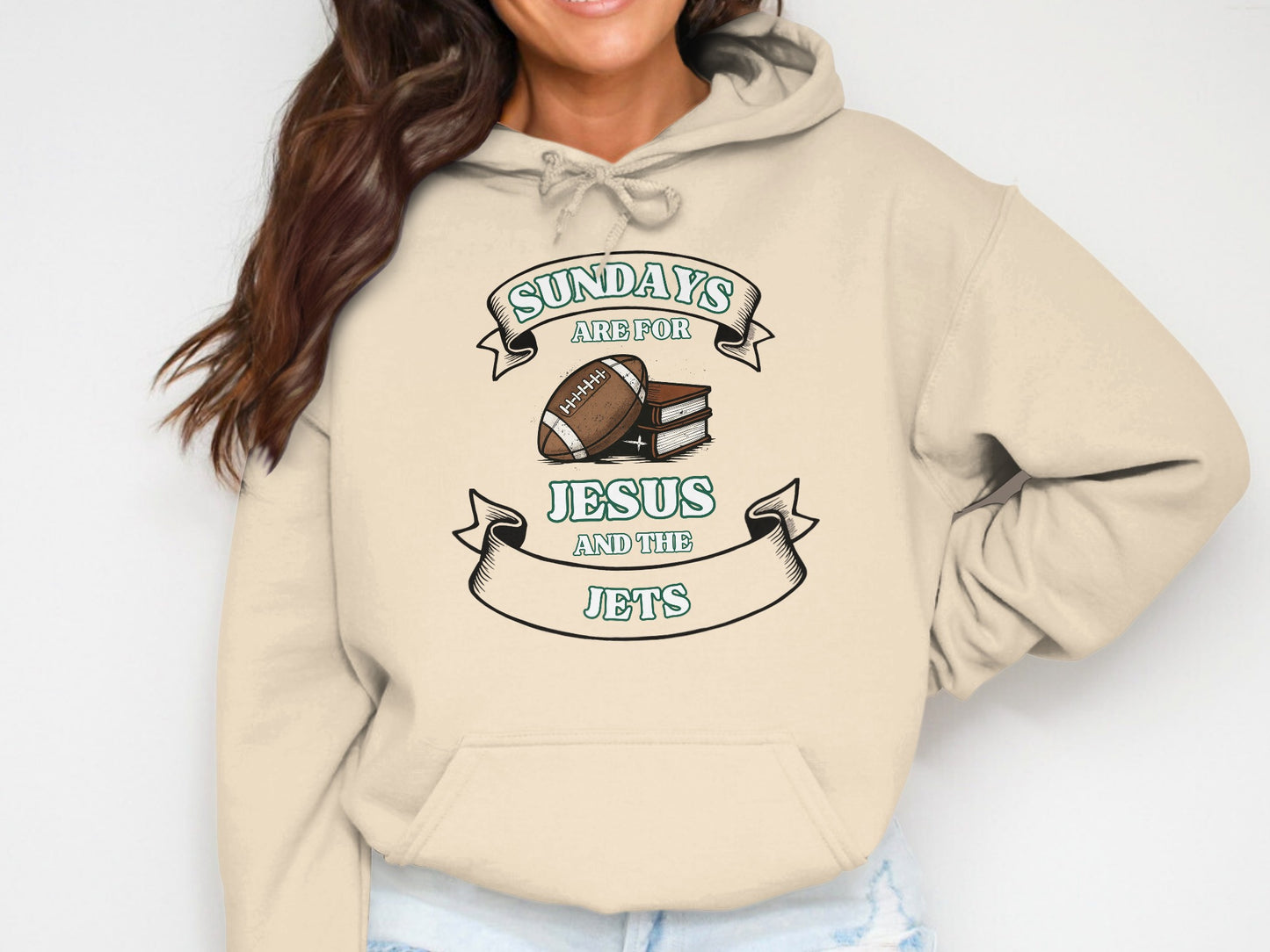 Sundays Are For Jesus and The Jets Hoodie Product