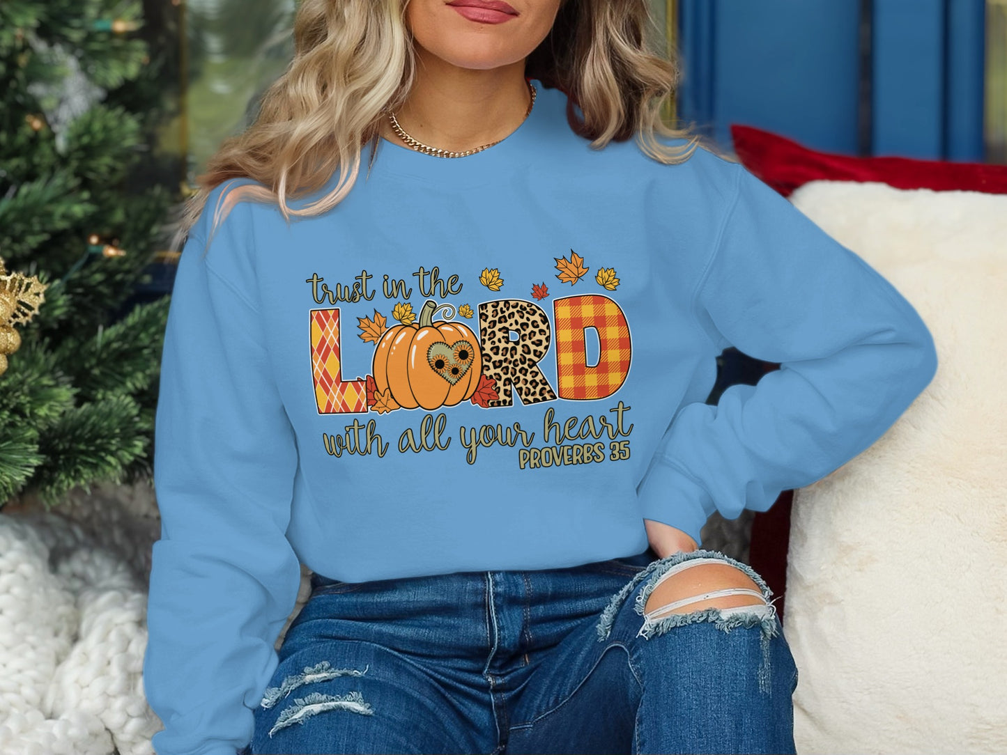 Trust in the Lord Proverbs 3:5 Graphic Sweatshirt