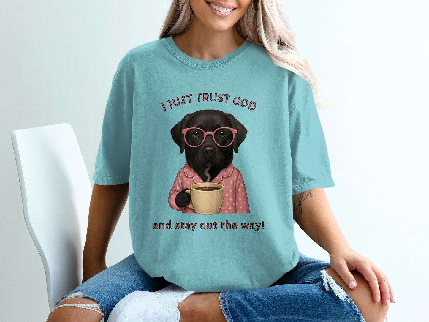 I Just Trust God And Stay Out The Way Shirt