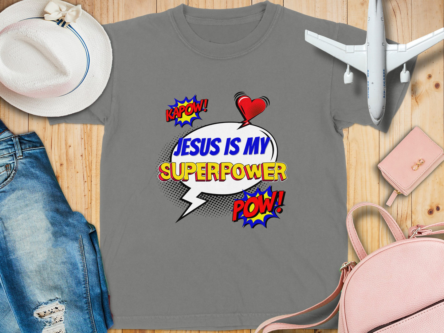 Jesus Is My Superpower Graphic Tee