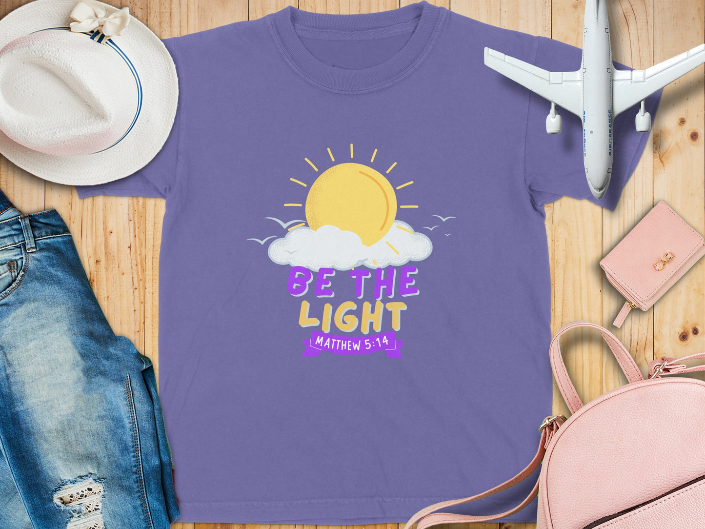 Be The Light Matthew 5:14 Graphic T-Shirt