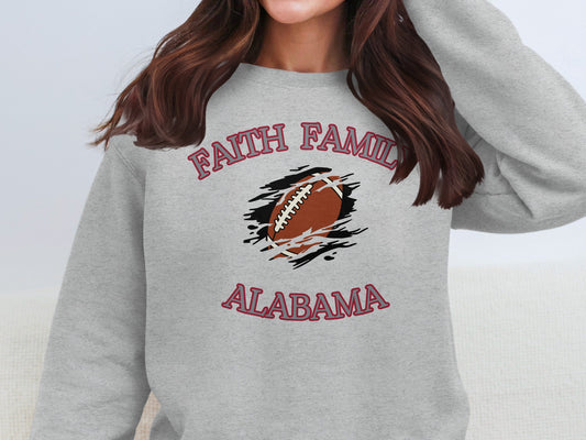Faith Family Alabama Football Sweatshirt product type