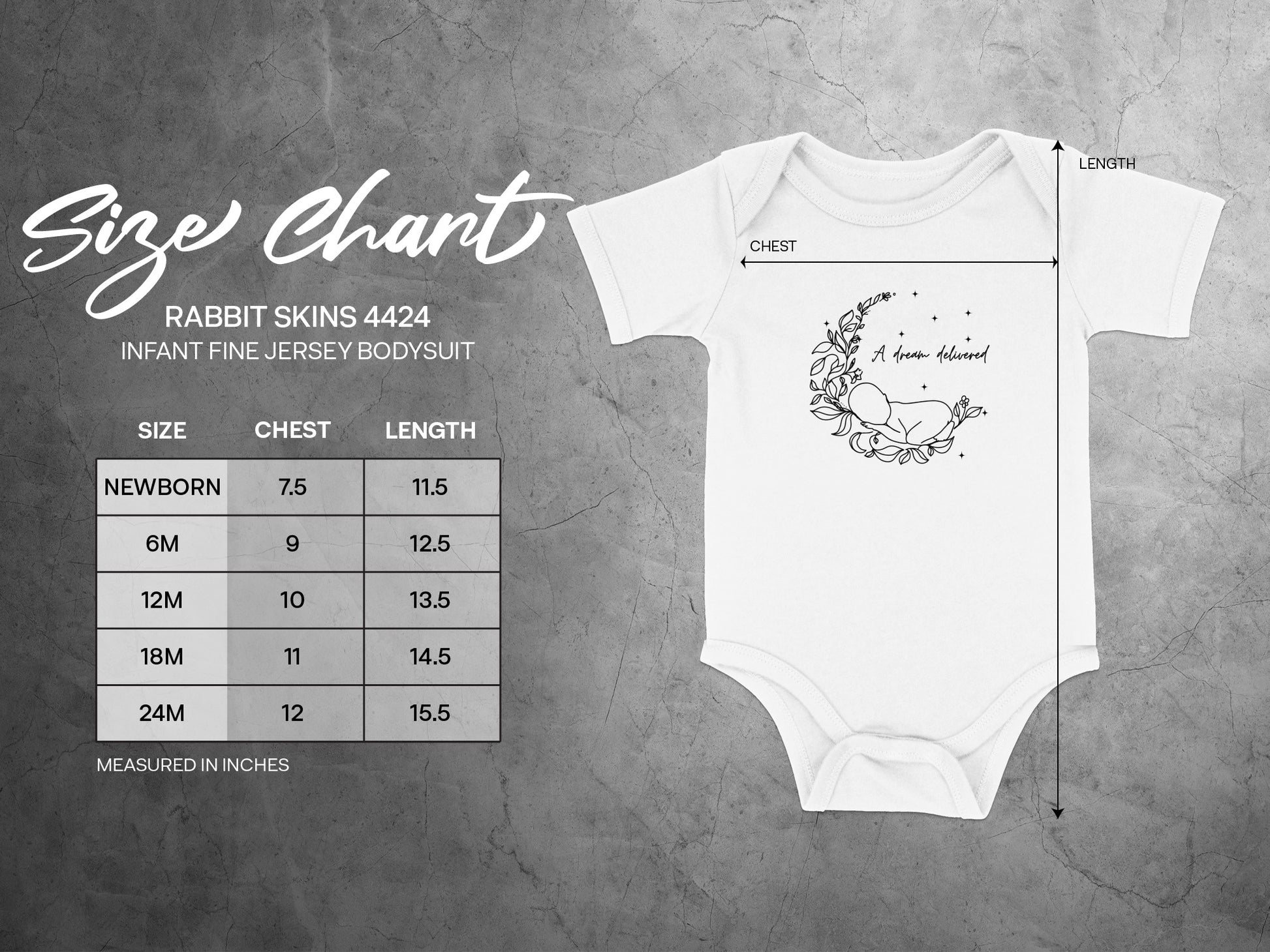 Adorable Infant Fine Jersey Bodysuit Adorned with Floral Bird Design