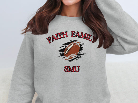 Faith Family SMU Football Sweatshirt product