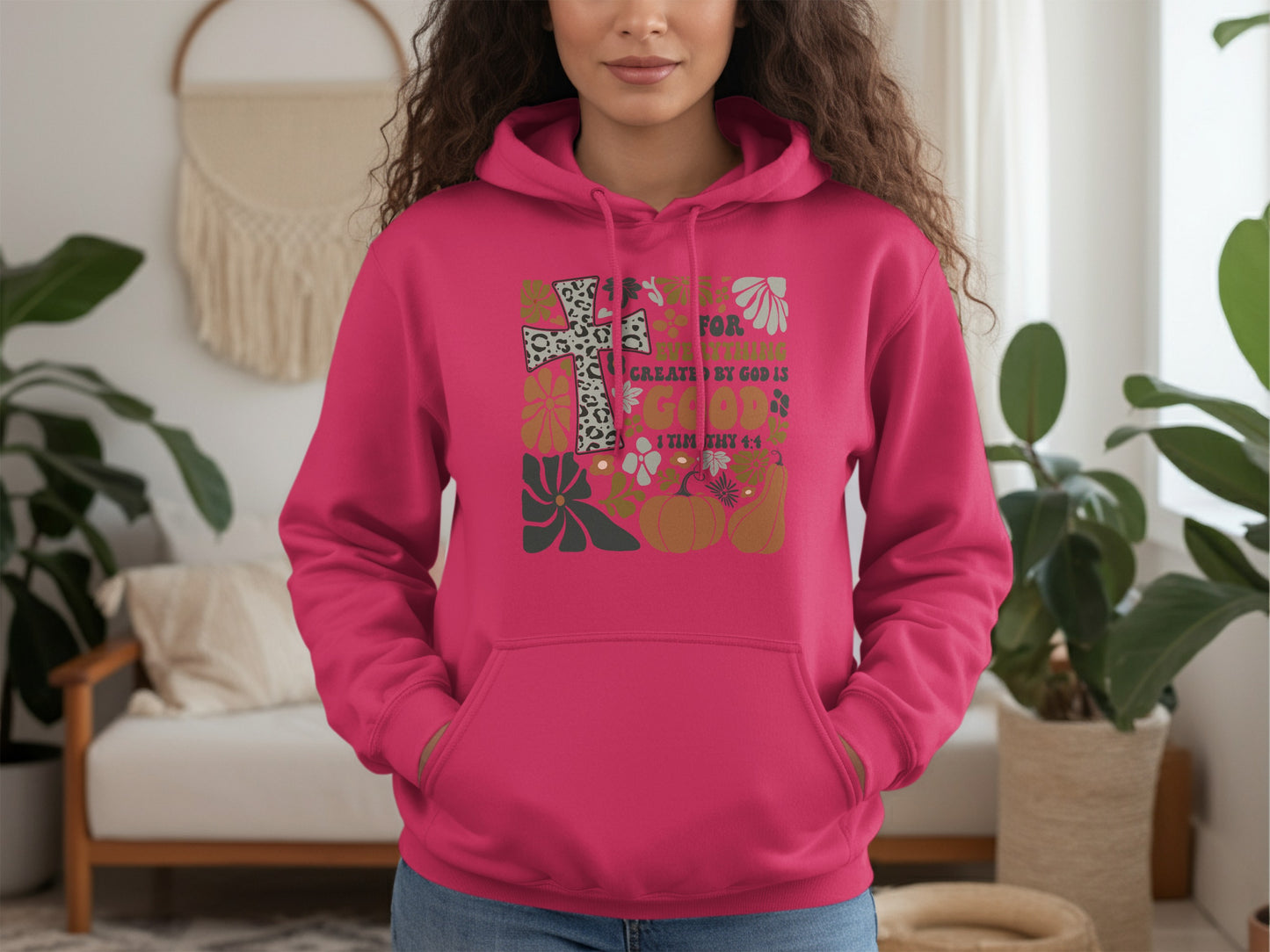 Inspirational Hoodie Grace and Strength Design