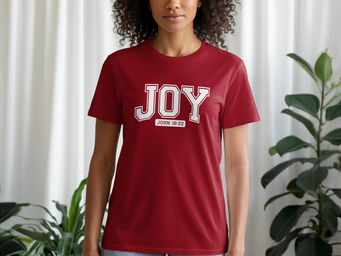 JOY John 16 22 Inspirational Shirt for Everyday Wear