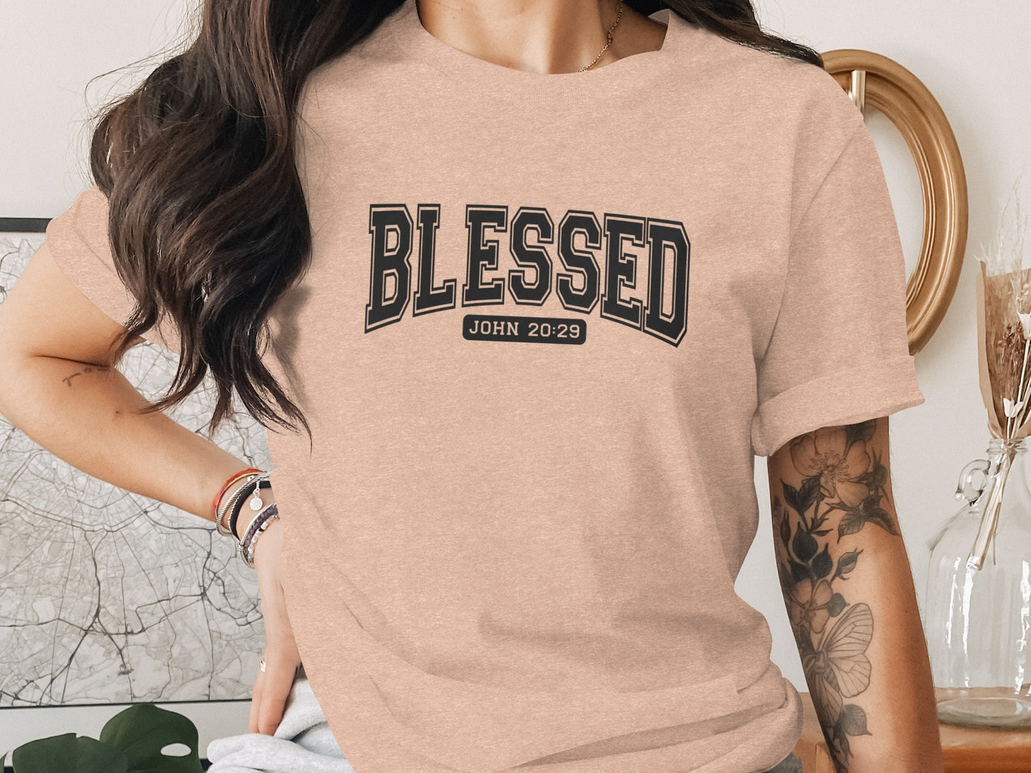 Blessed John 20:29 T-shirt Perfect for Everyday Wear