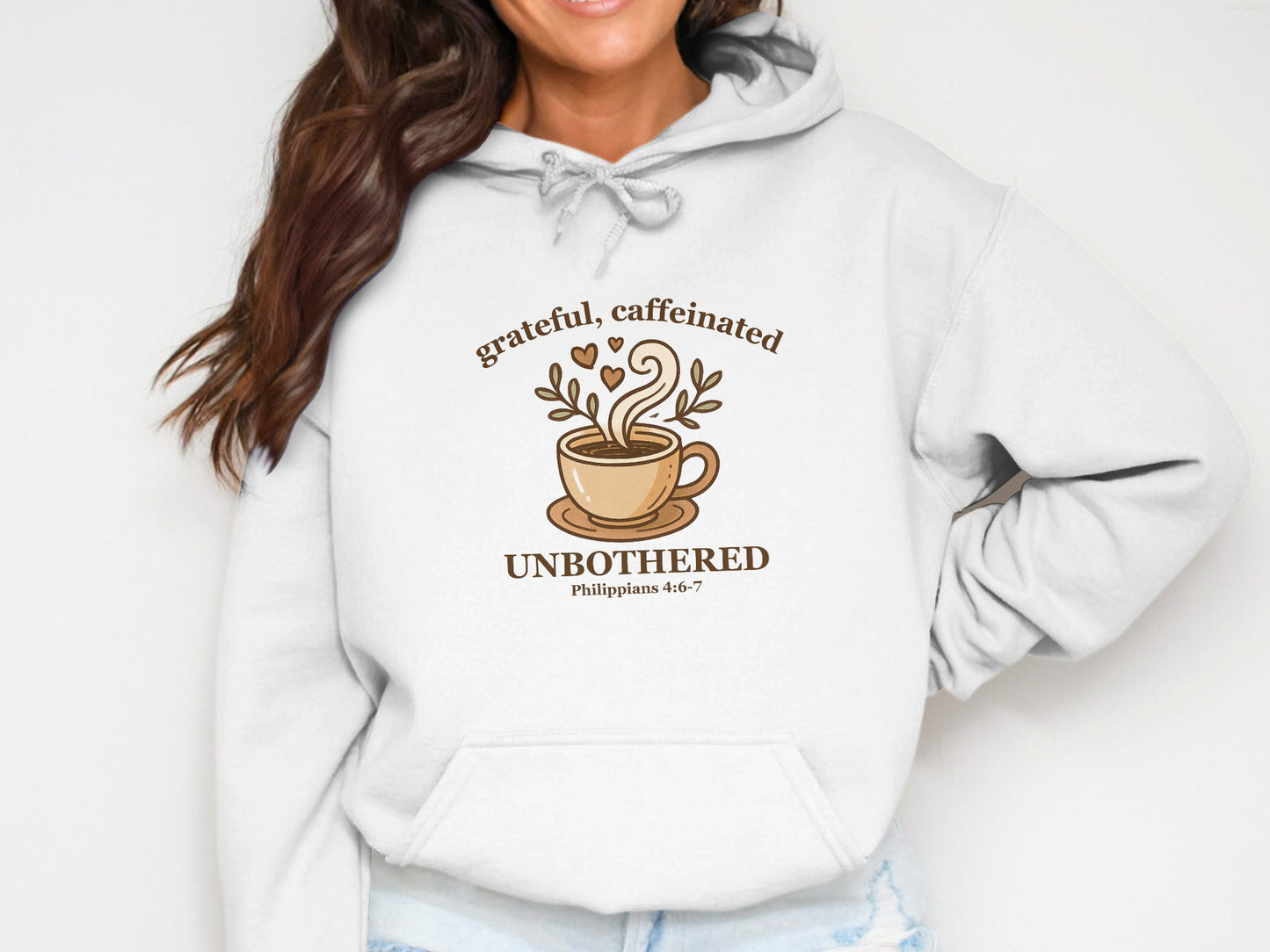 Grateful Caffeinated Unbothered Philippians 4 6 7 product type