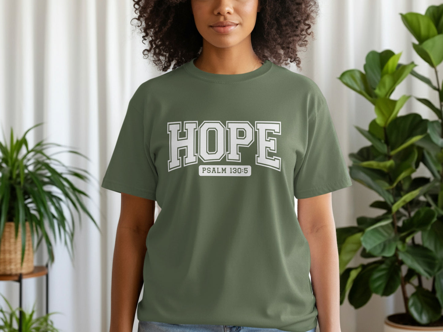 HOPE Psalm 130 5 Inspiring Faithful Message Shirt