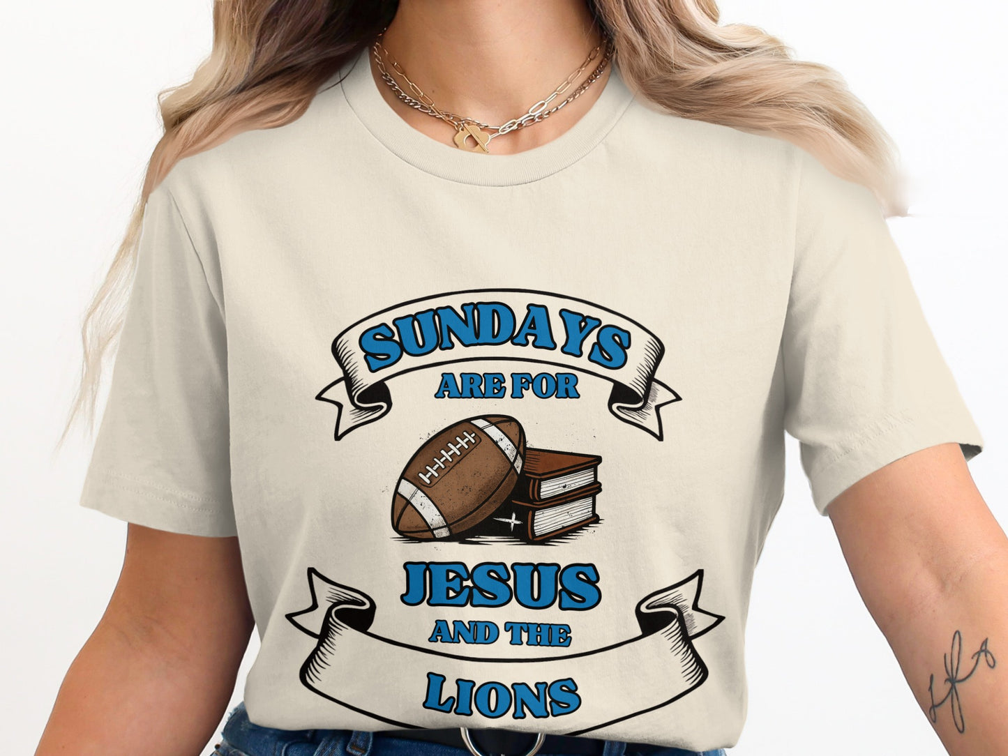 Sundays Are For Jesus And The Lions T-shirt product