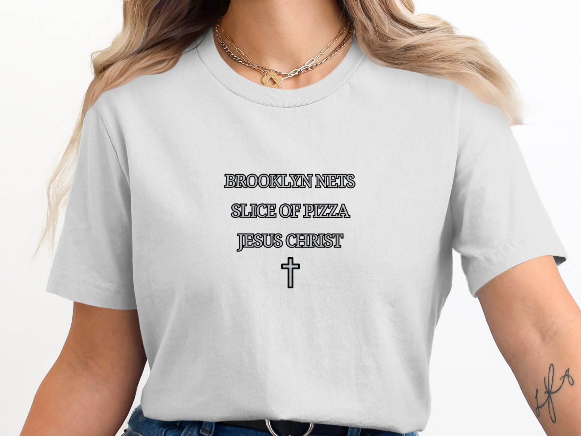 Brooklyn Nets Slice of Pizza Jesus Christ Shirt